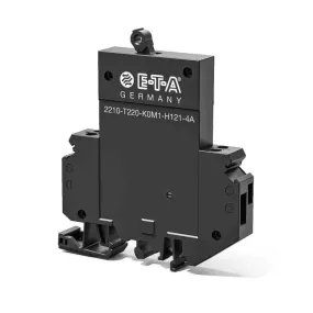ETA Thermal Circuit Breaker - 2210  Single Pole 277, 480V Voltage Rating DIN Rail Mount, 1.5A Current Rating