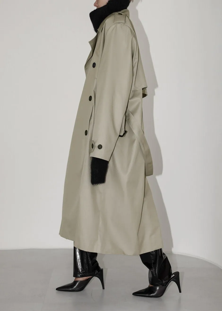 Eugene Trench Coat - Light Beige