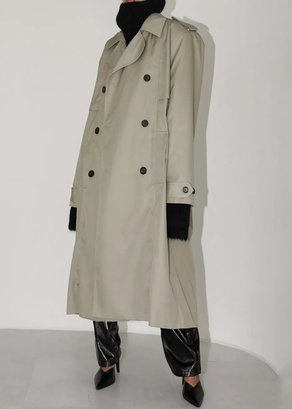 Eugene Trench Coat - Light Beige