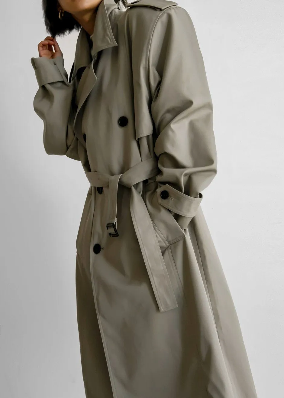 Eugene Trench Coat - Light Beige