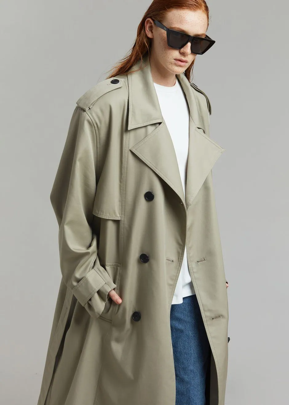 Eugene Trench Coat - Light Beige