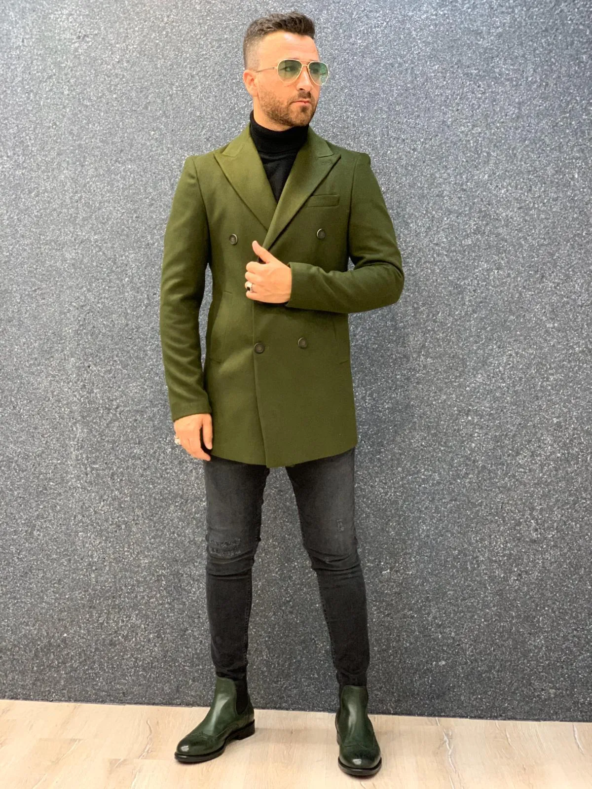 Fernando Slim Fit Coat in 4 Colors