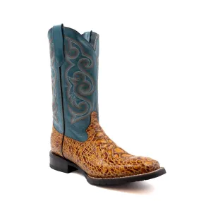 Men's Ferrini Cowboy Boots - Cigar Leather Turtle Design