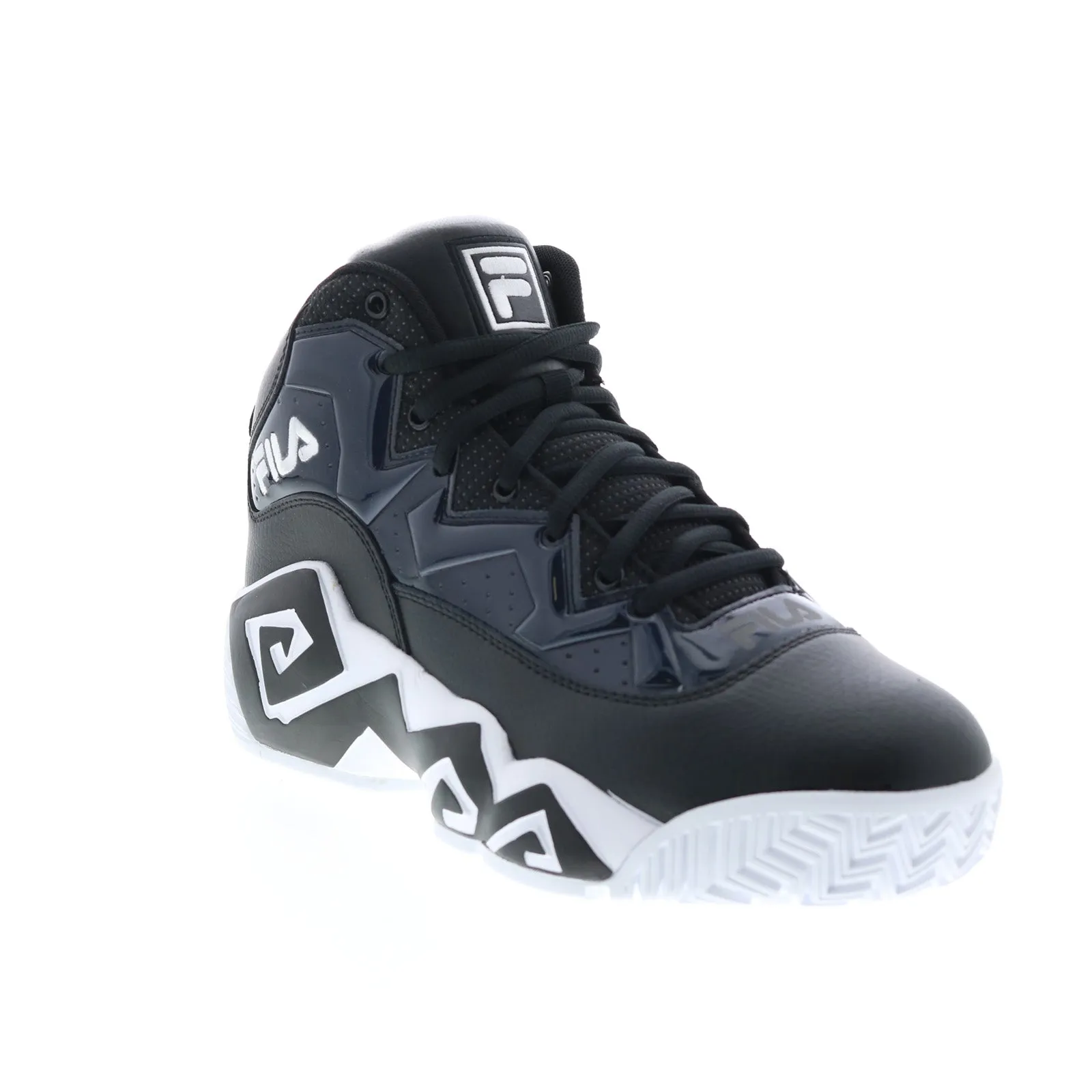 Fila Night Walk 1BM01747-013 Men's Black Leather Lifestyle Sneakers