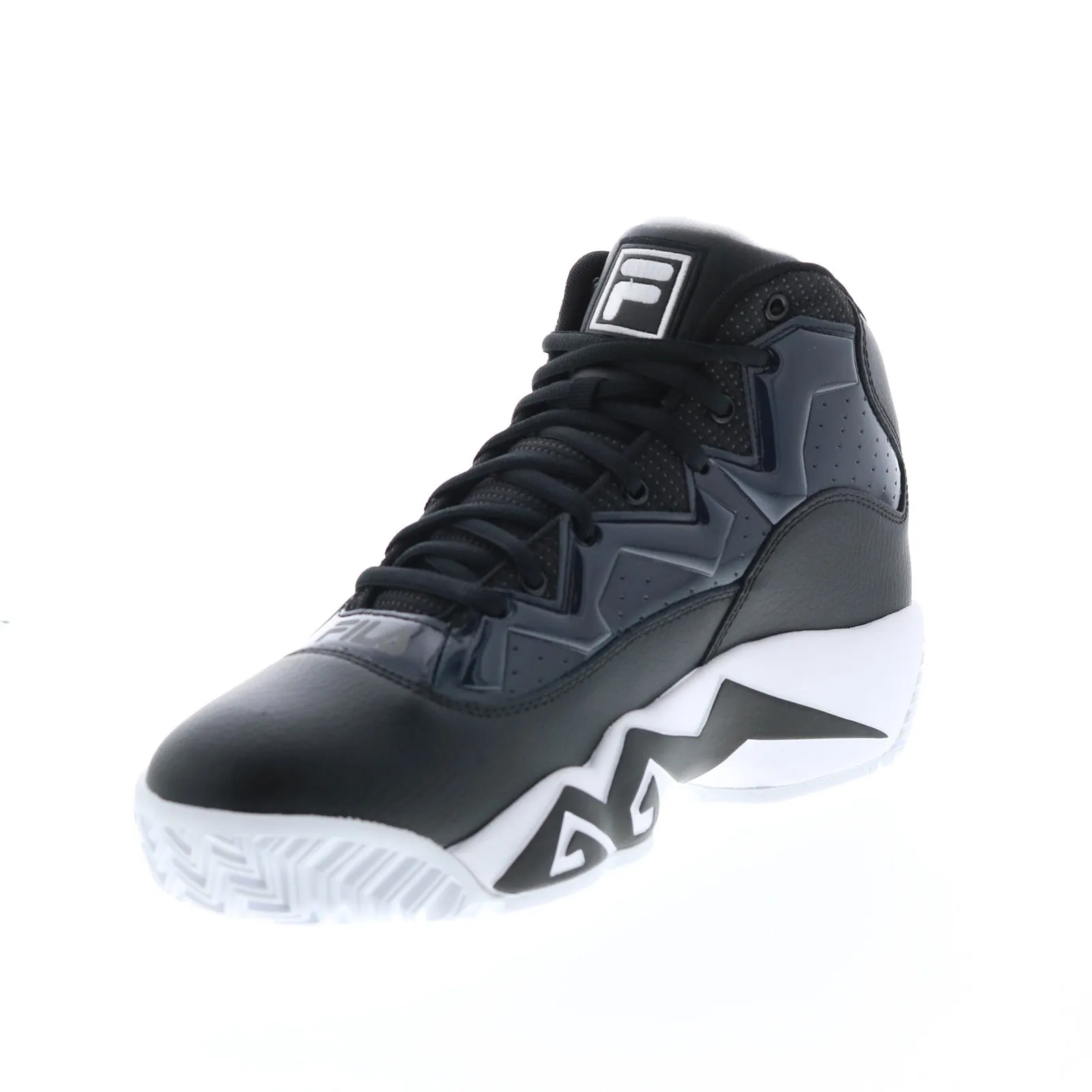 Fila Night Walk 1BM01747-013 Men's Black Leather Lifestyle Sneakers