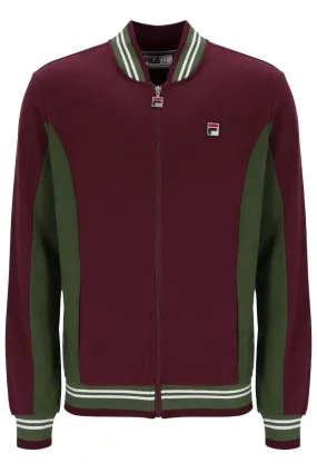 Settanta Track Jacket in Windsor Wine by Fila