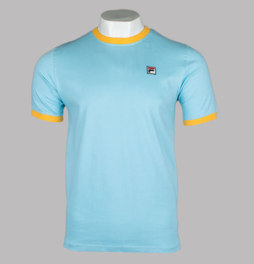 Fila Vintage Marconi Ringer T-Shirt Sky Blue/Amber Yellow