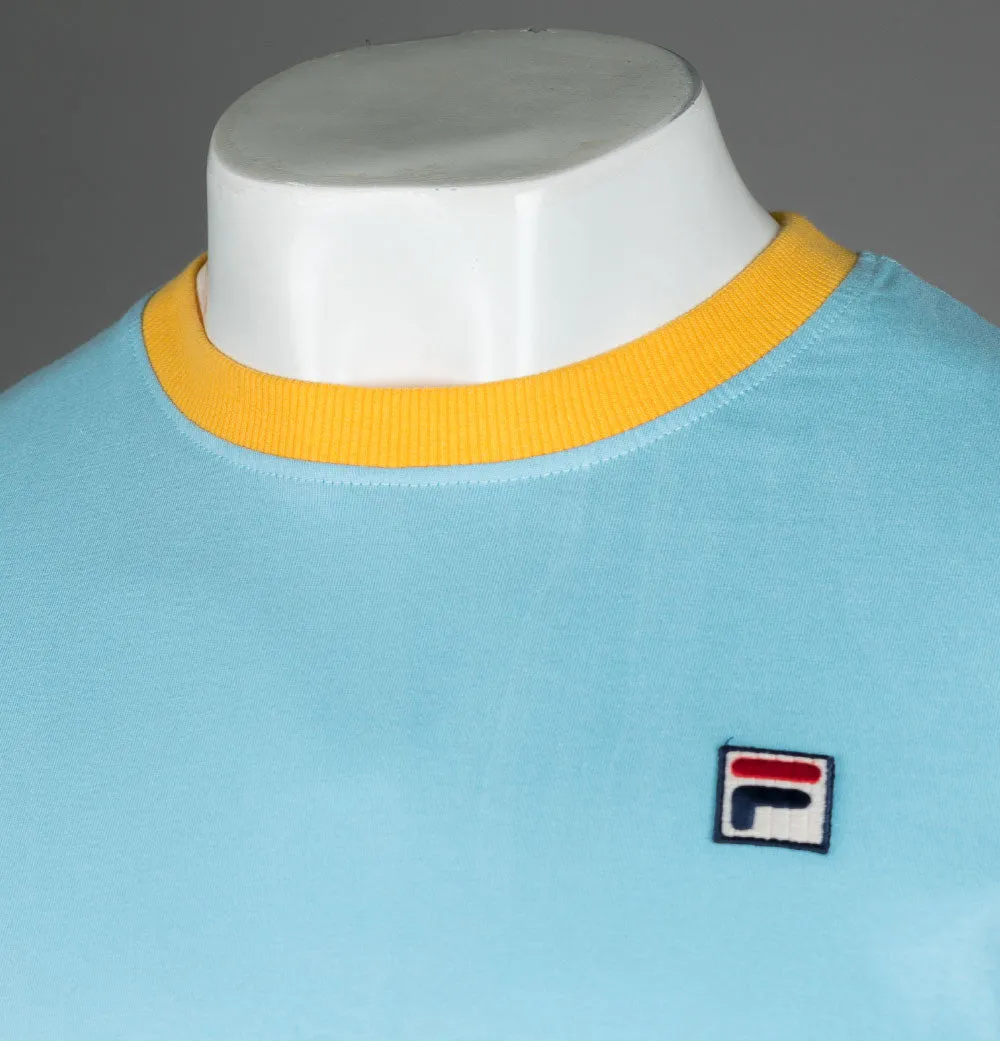 Fila Vintage Marconi Ringer T-Shirt Sky Blue/Amber Yellow