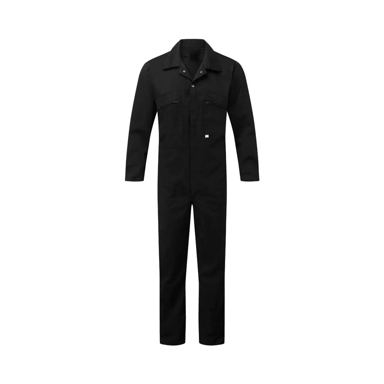 Fort 366-BLK-36 366 Zip Front Coverall Black - 36