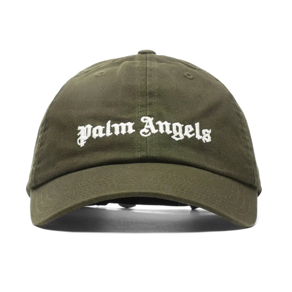 Green and White Classic Logo Cap