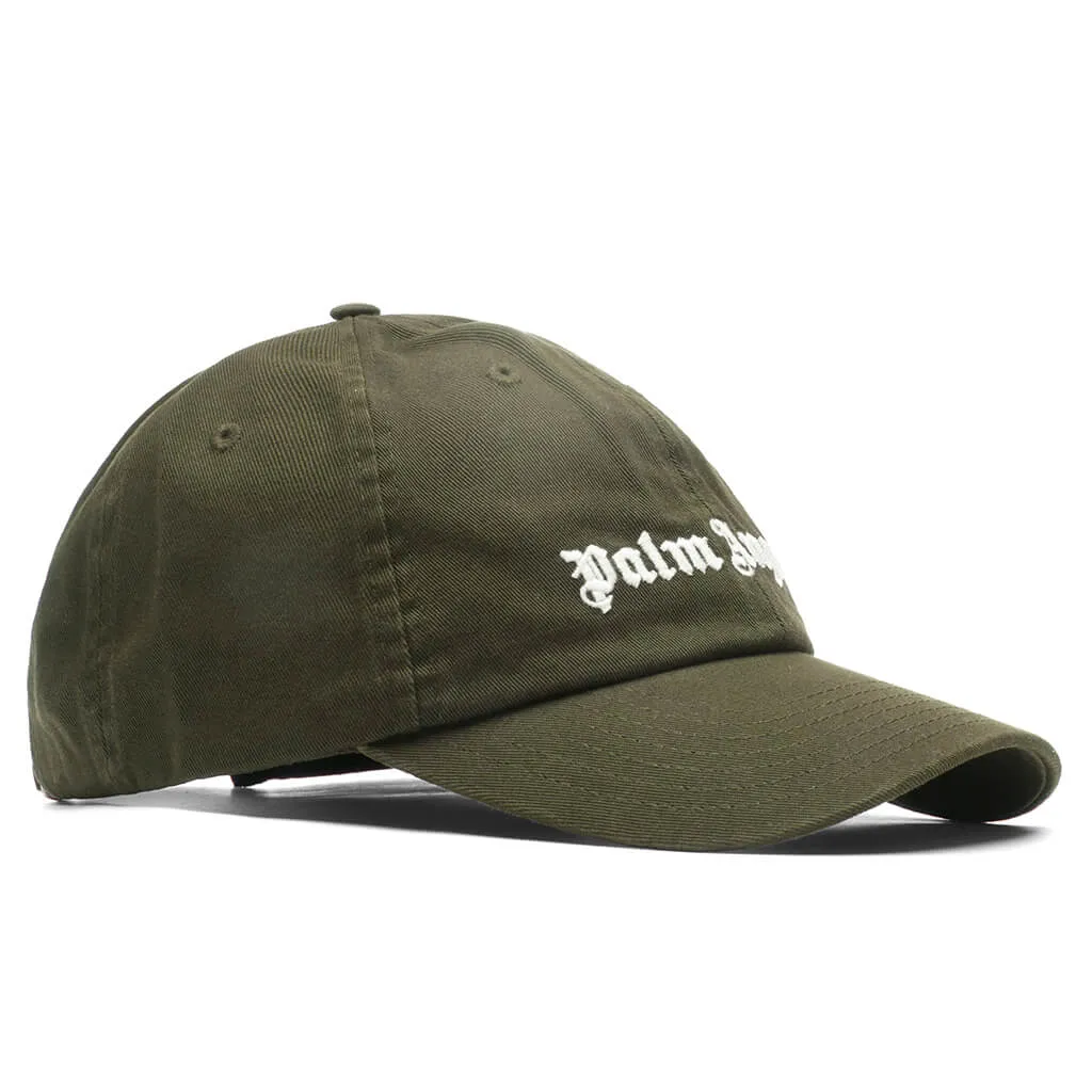 Green and White Classic Logo Cap