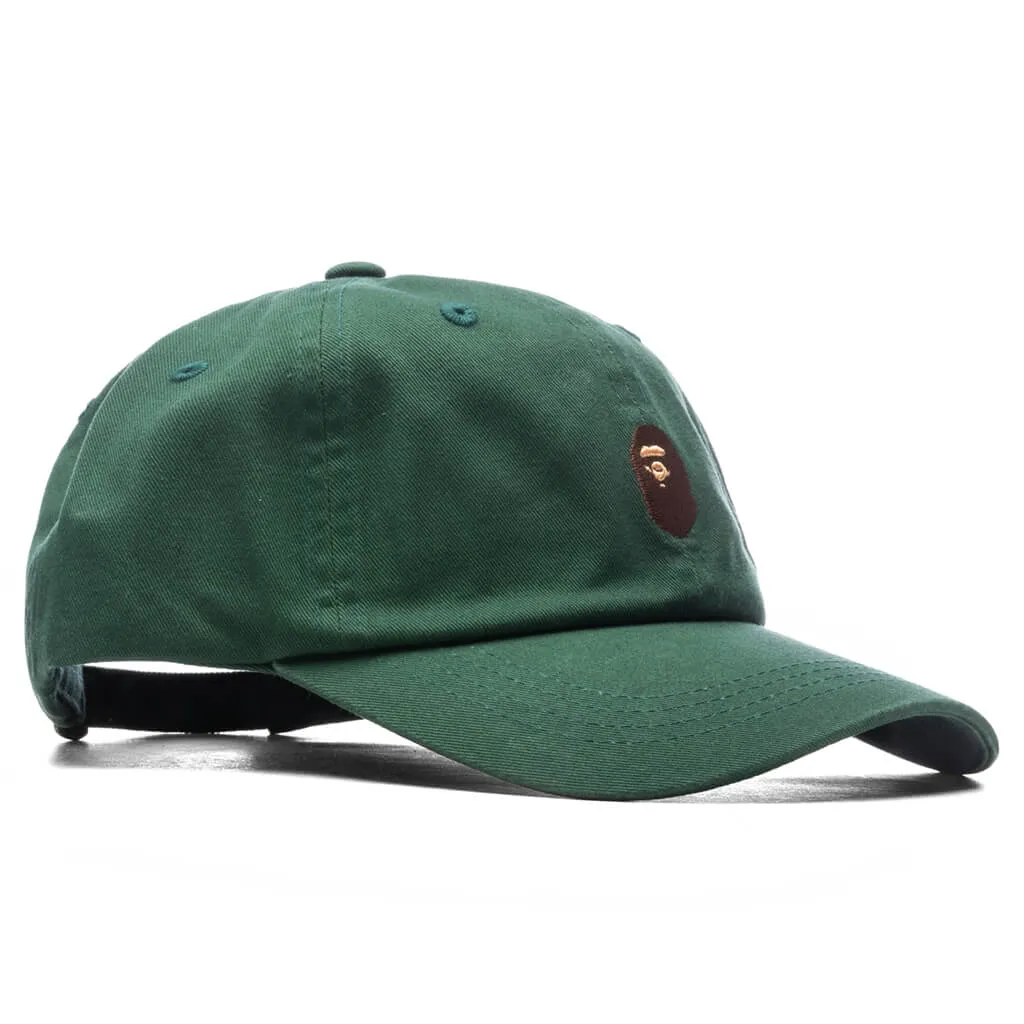 Green One Point Panel Cap