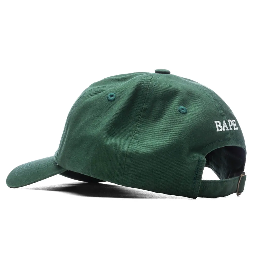 Green One Point Panel Cap