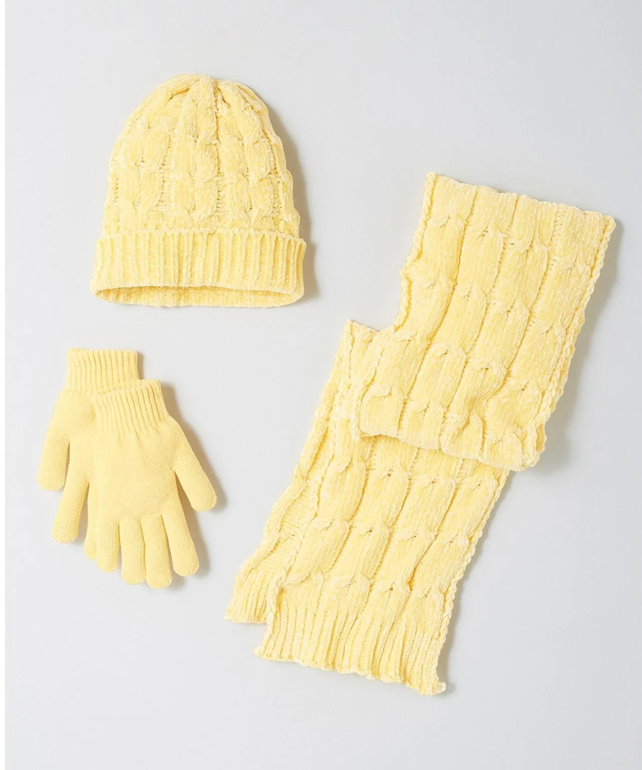 Set Glove Scarf Hat