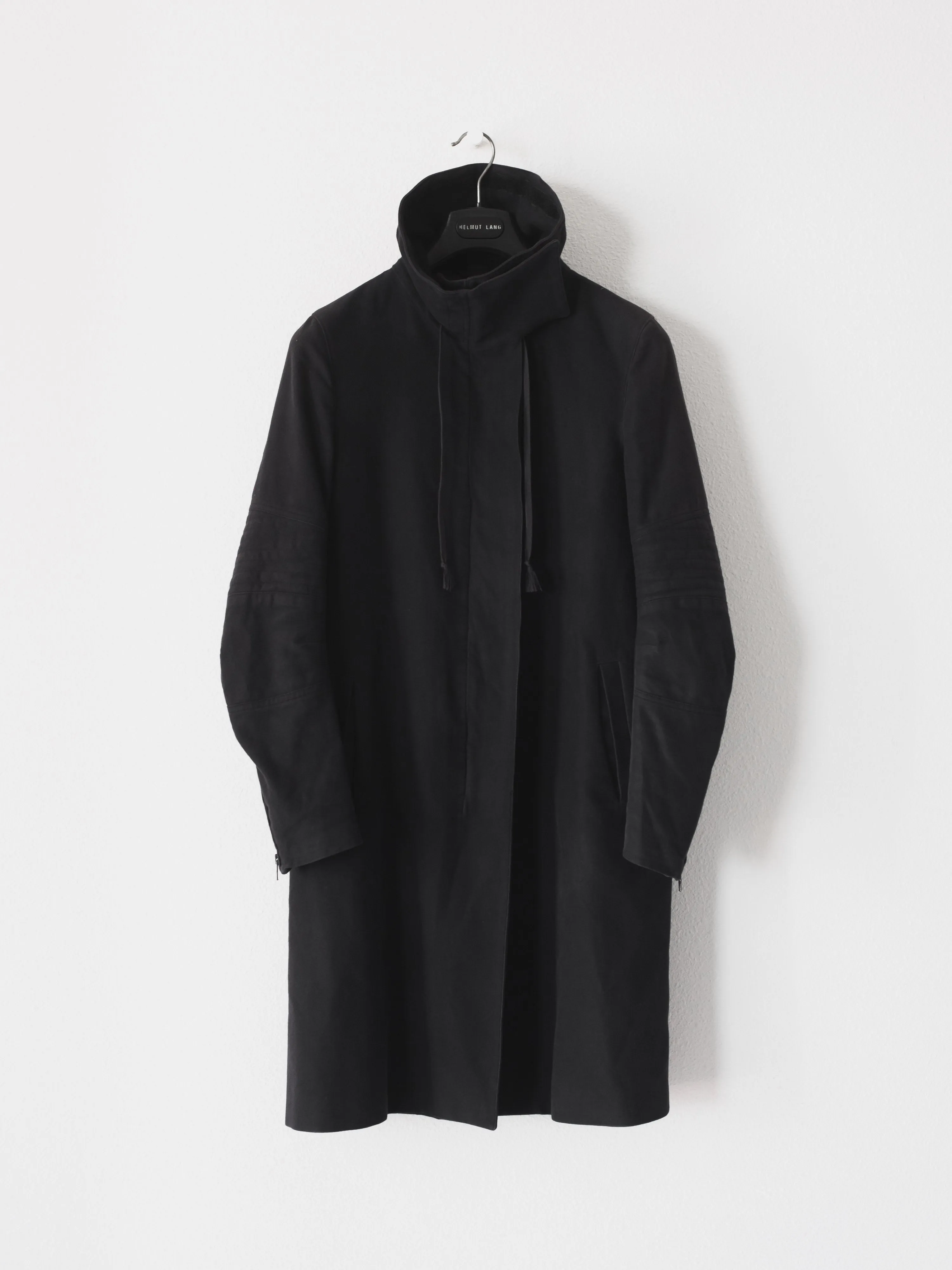 Helmut Lang AW99 Moleskin Astro Biker Parka - Men's Designer Jacket.