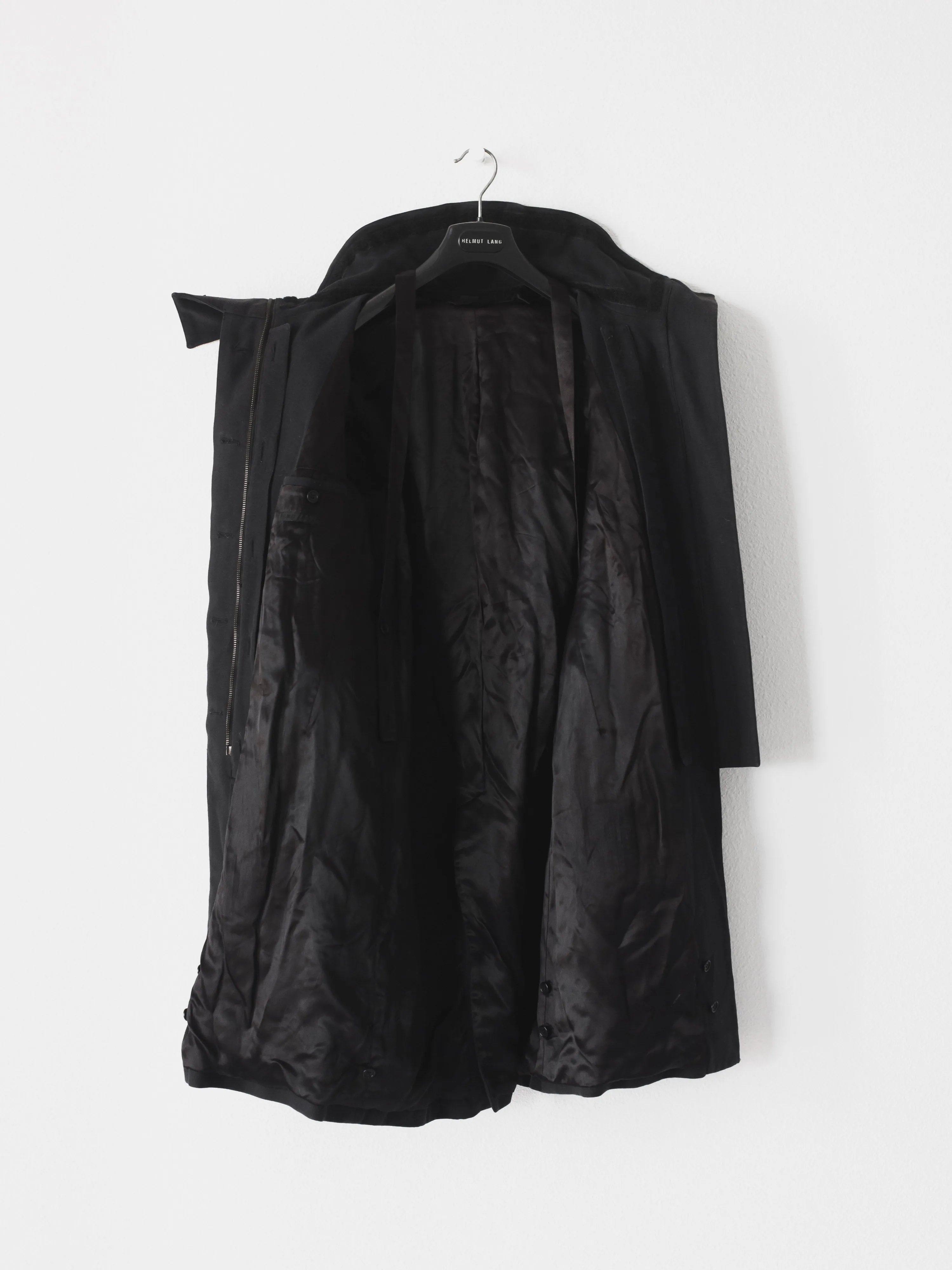 Helmut Lang AW99 Moleskin Astro Biker Parka - Men's Designer Jacket.