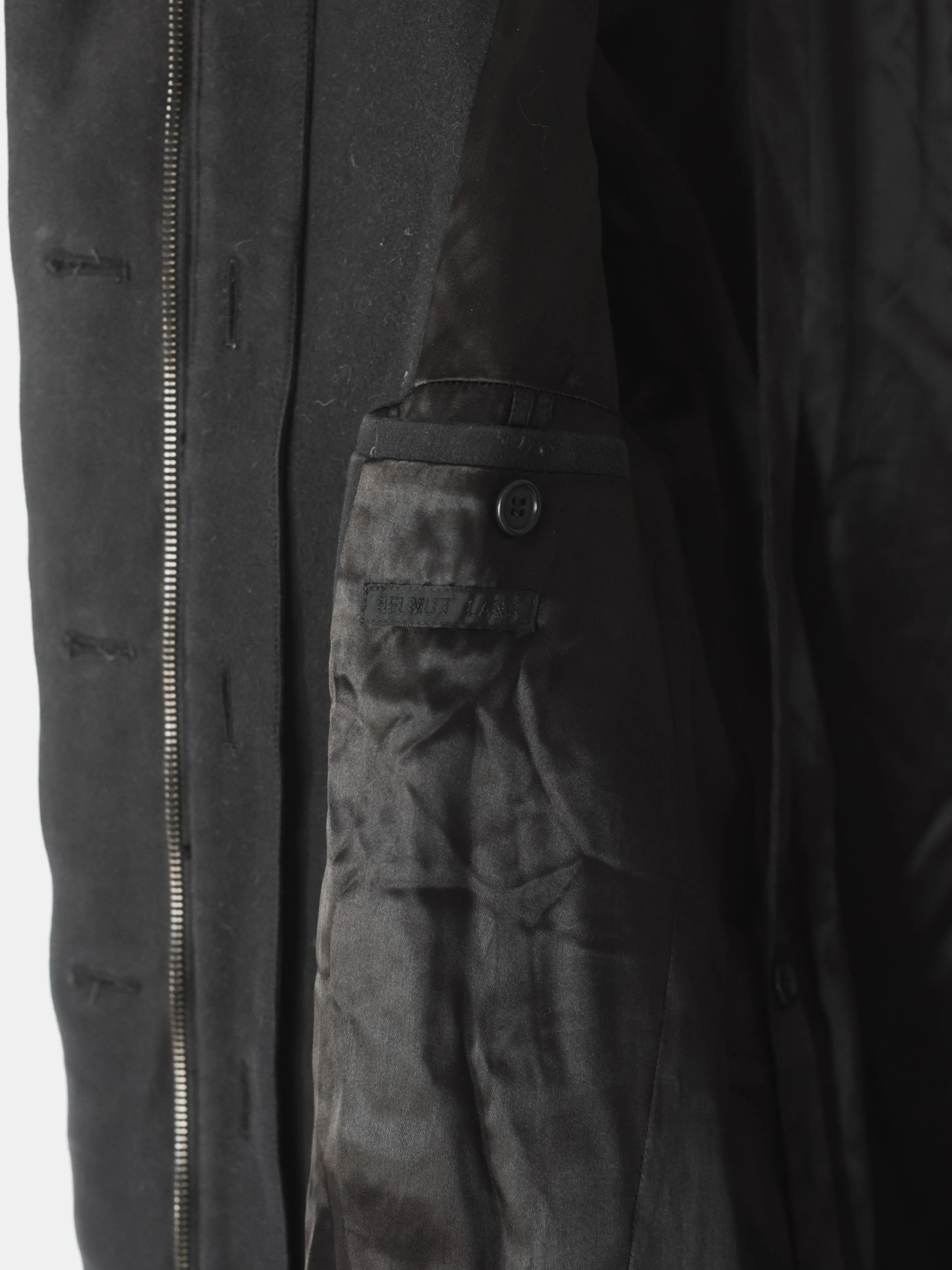 Helmut Lang AW99 Moleskin Astro Biker Parka - Men's Designer Jacket.