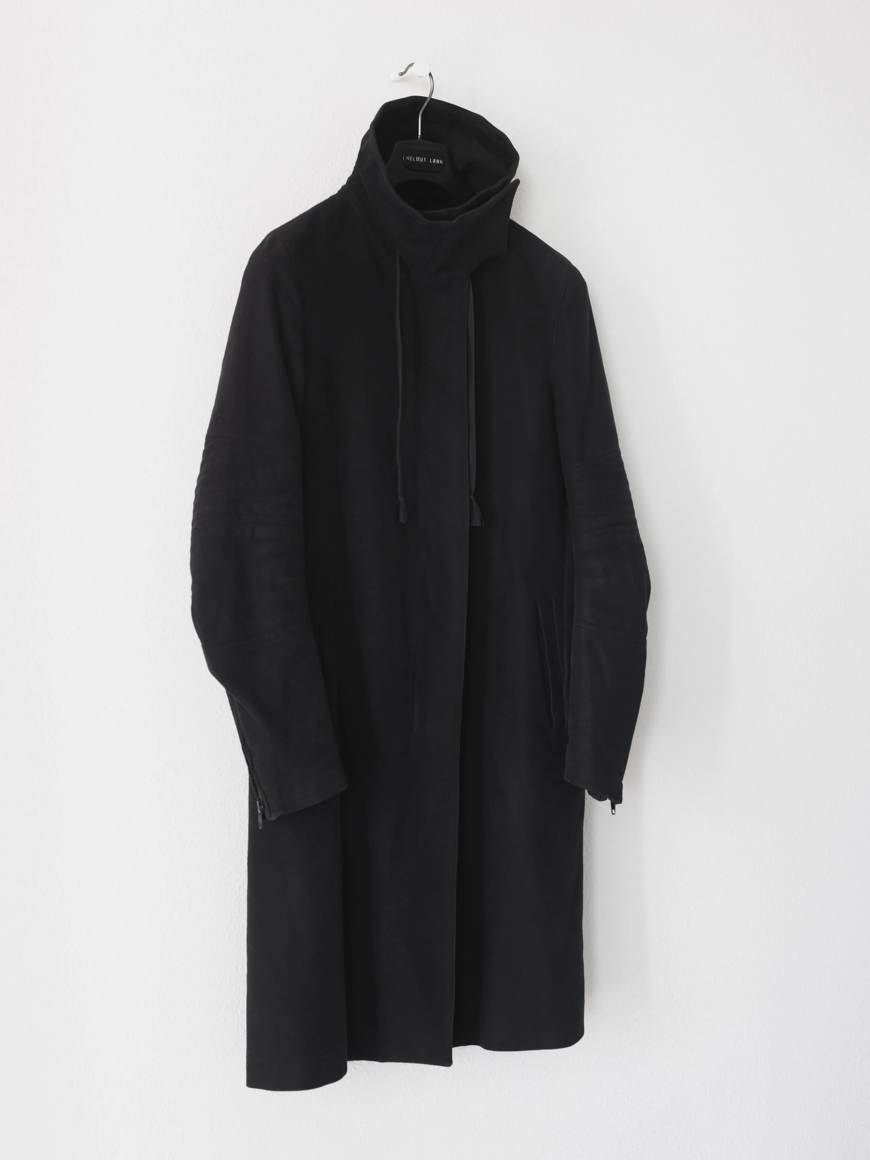 Helmut Lang AW99 Moleskin Astro Biker Parka - Men's Designer Jacket.