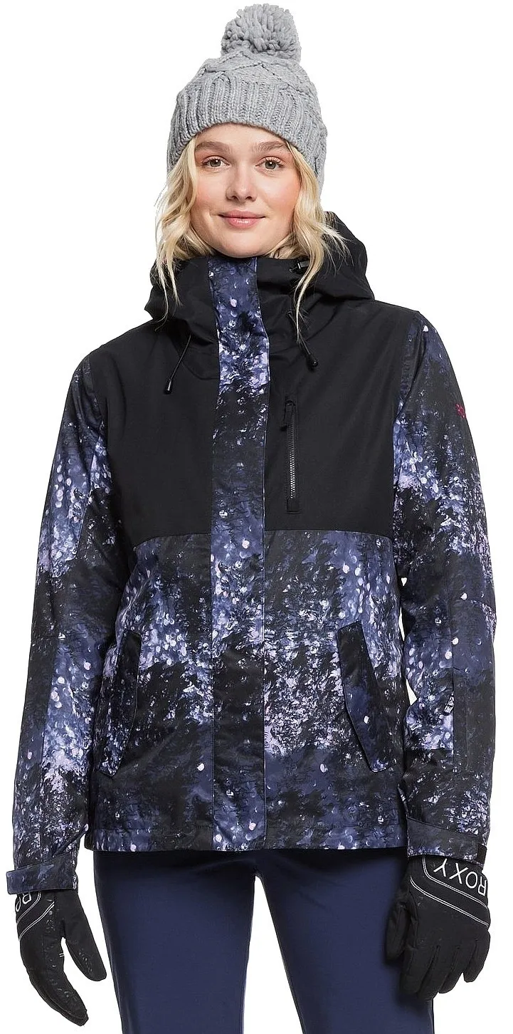 jacket Roxy Jetty 3 In 1 - BTE2/Medieval Blue Sparkles - women´s