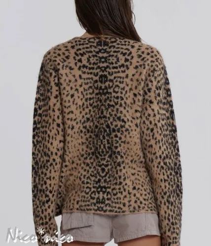 Jaded London Leopard Patterns Casual and Elegant Style Cardigans.