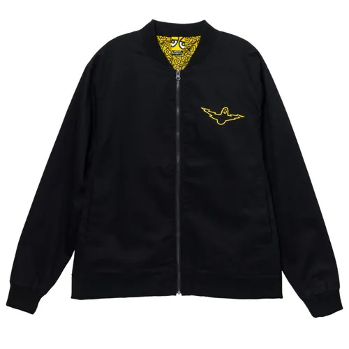 Krooked Skateboards Black Lightning Coat