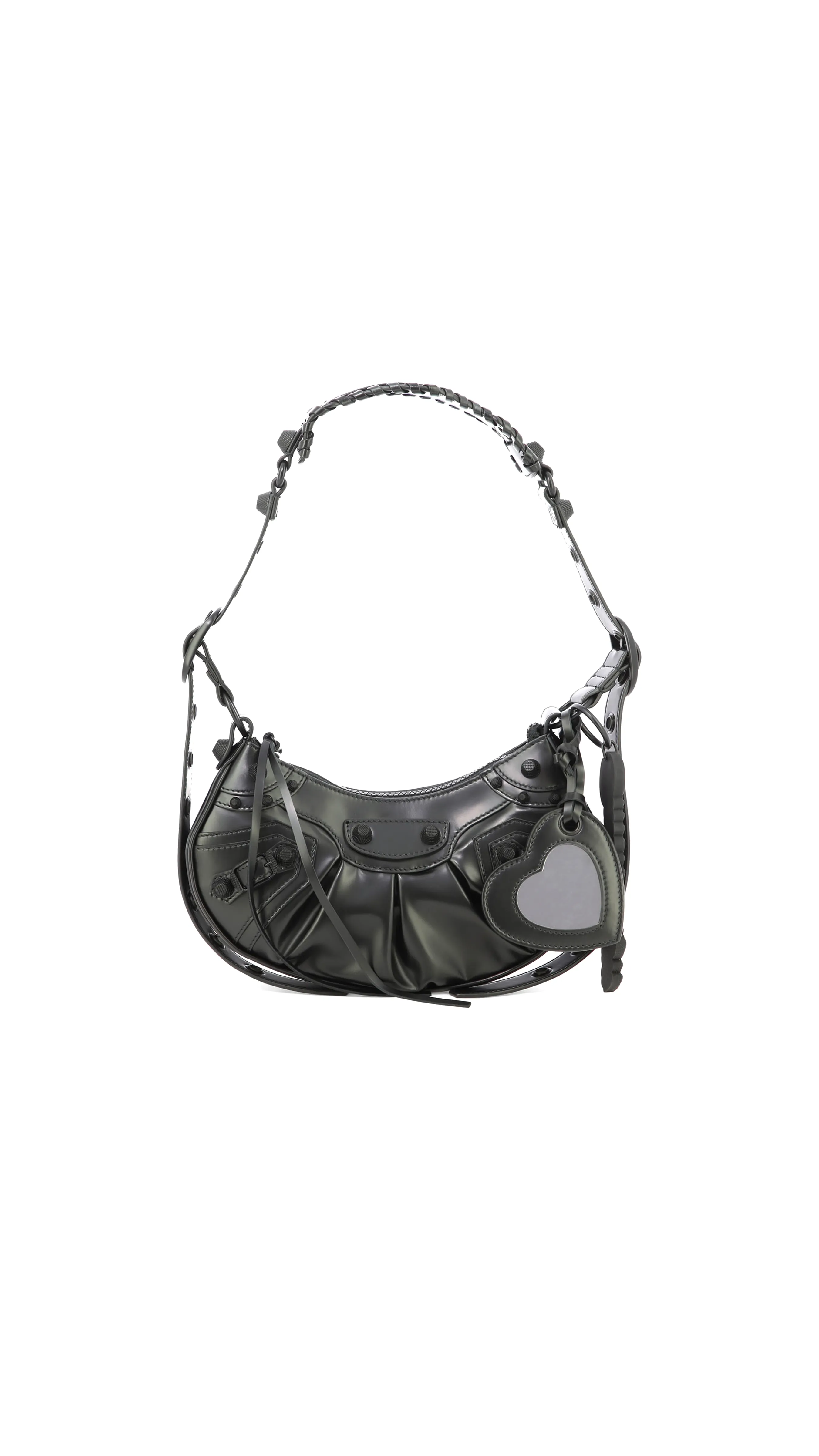 Le Cagole XS Black Shoulder Bag