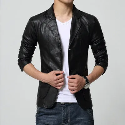 Leather Jackets for Men | Men's Outwear Coats | PU Leather Jacket | Plus Size SM6 Coat