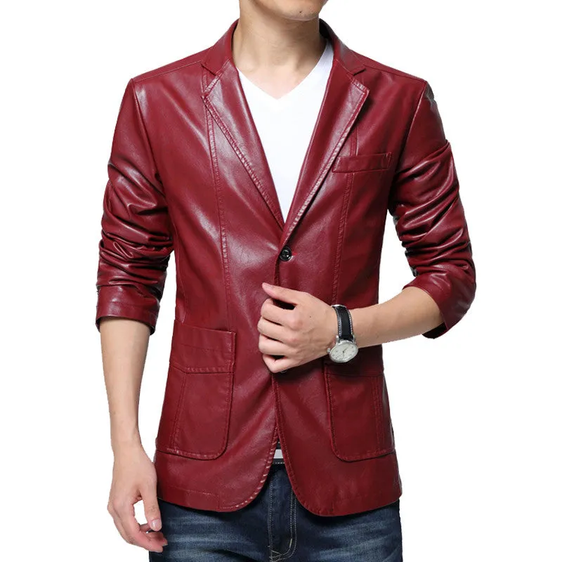 Leather Jackets for Men | Men's Outwear Coats | PU Leather Jacket | Plus Size SM6 Coat