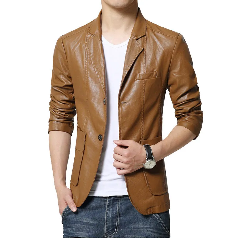 Leather Jackets for Men | Men's Outwear Coats | PU Leather Jacket | Plus Size SM6 Coat