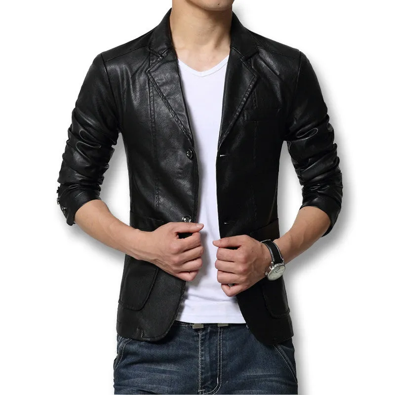 Leather Jackets for Men | Men's Outwear Coats | PU Leather Jacket | Plus Size SM6 Coat