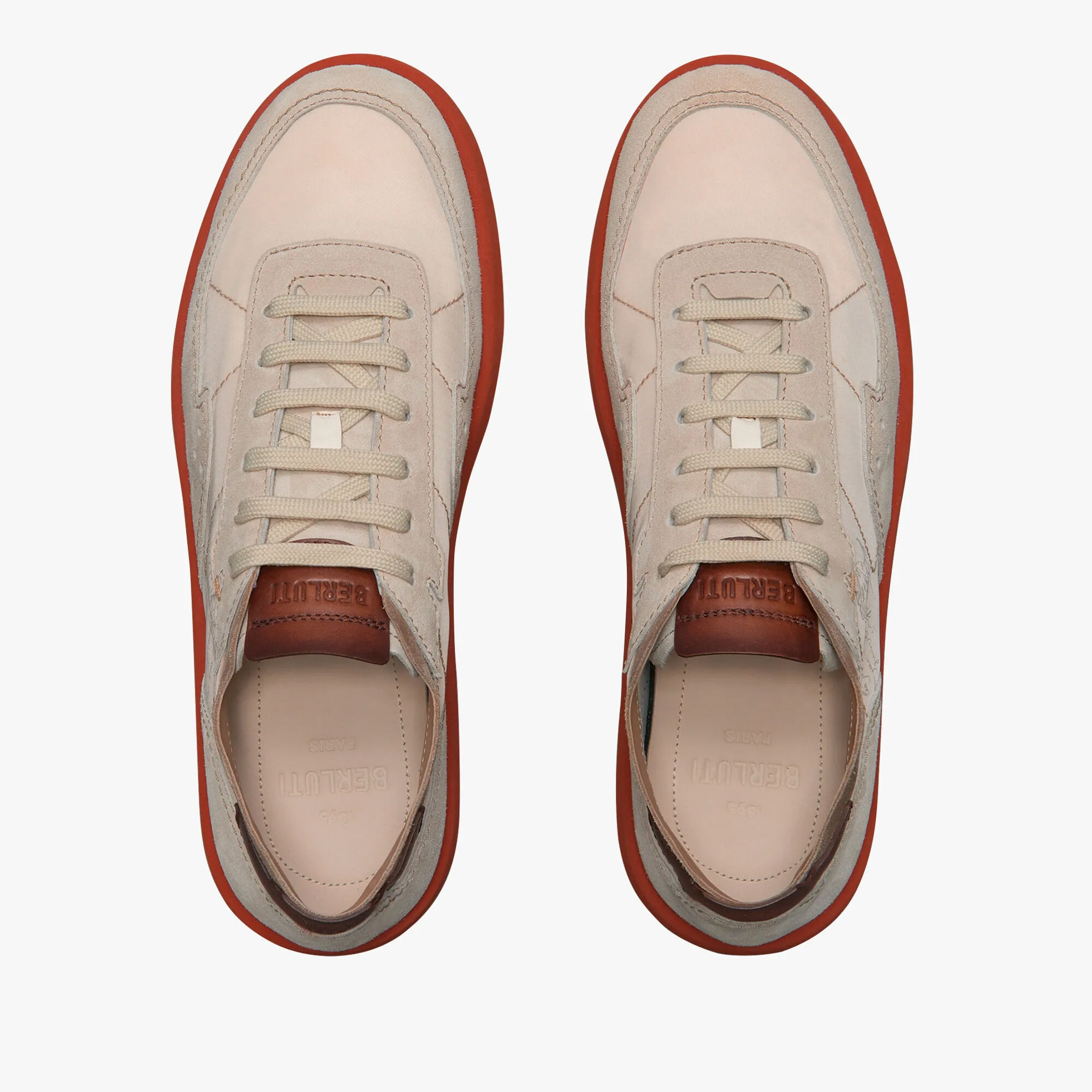 Light Track Suede Calf Leather Nylon Sneaker