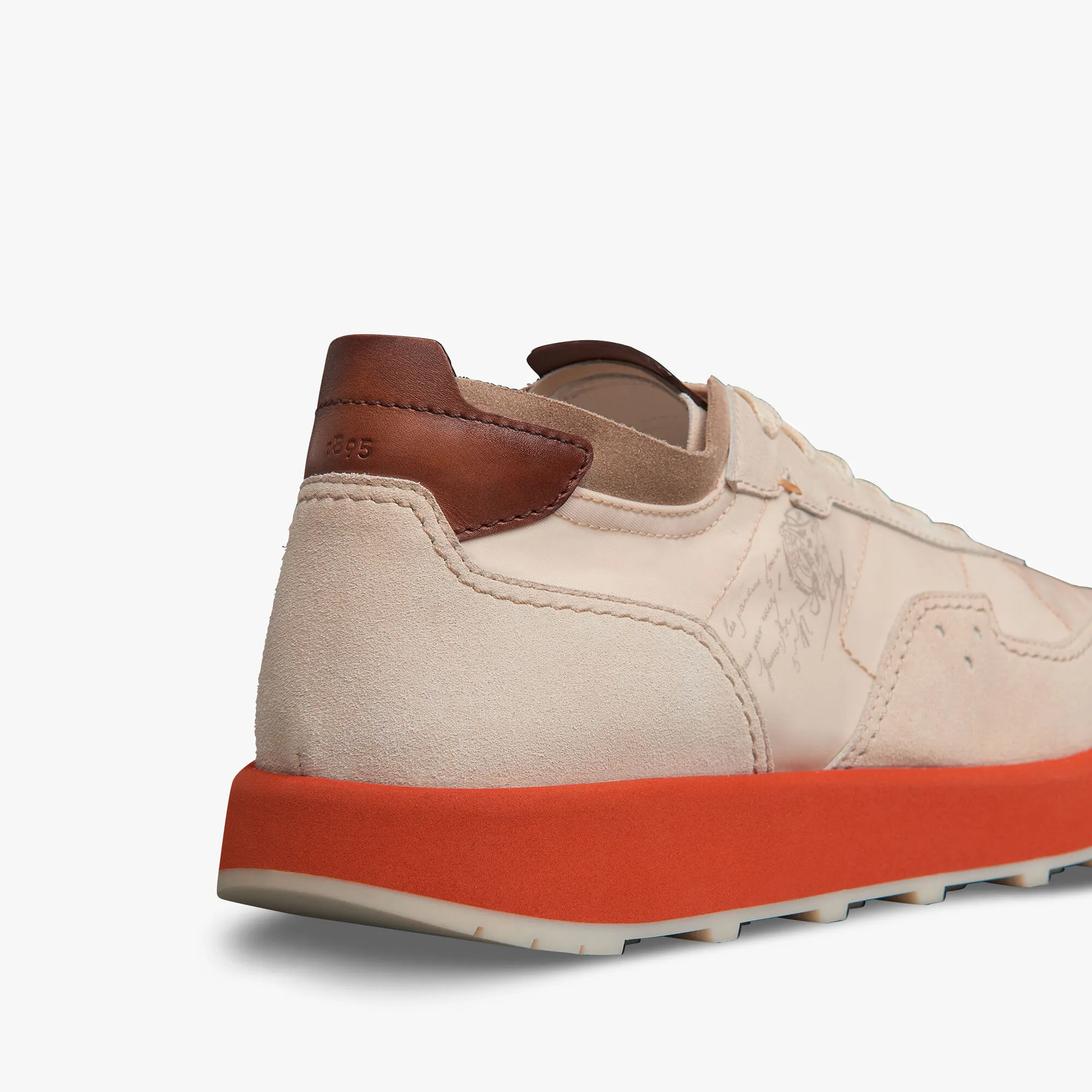 Light Track Suede Calf Leather Nylon Sneaker