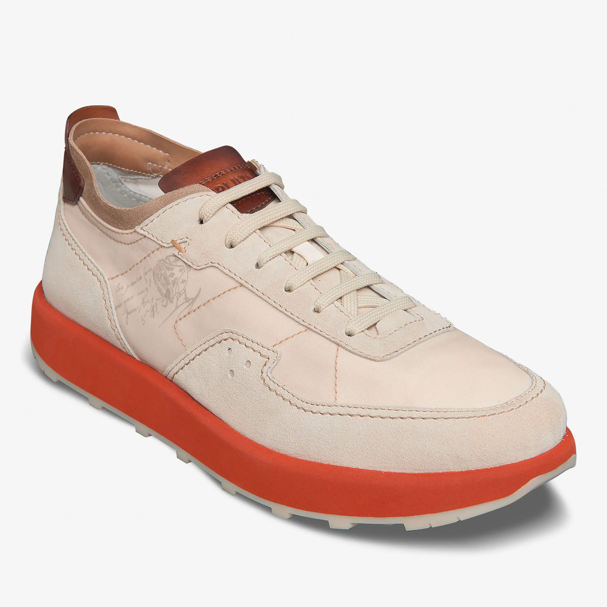 Light Track Suede Calf Leather Nylon Sneaker