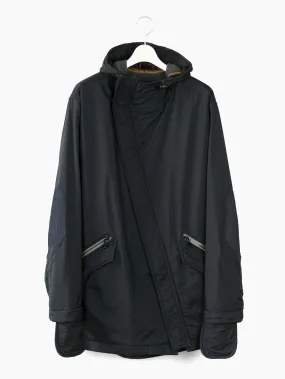 99AW Asymmetrical Zip Rain Jacket by Maharishi