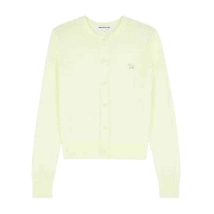 Maison Kitsune Wool Long Sleeves Office Elegant Casual Style