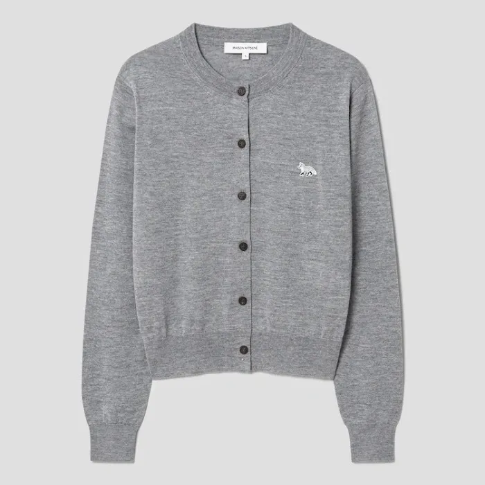 Maison Kitsune Wool Long Sleeves Office Elegant Casual Style