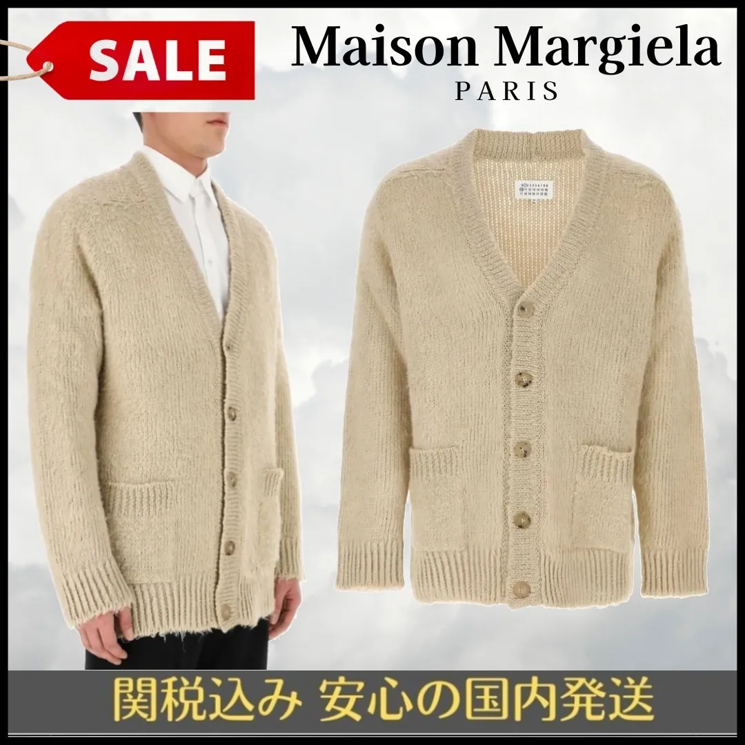 Maison Margiela Linen Cardigans Plain Design - Shop Now