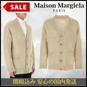 Maison Margiela Linen Cardigans Plain Design - Shop Now