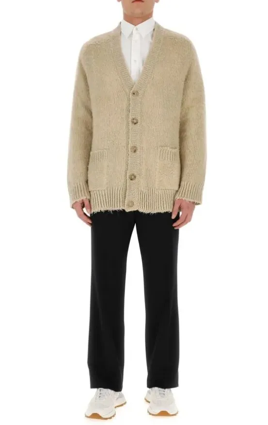 Maison Margiela Linen Cardigans Plain Design - Shop Now