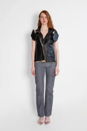 Maison Martin Margiela Leather Jacket can be rewritten as Designer Leather Jacket by Maison Martin Margiela.