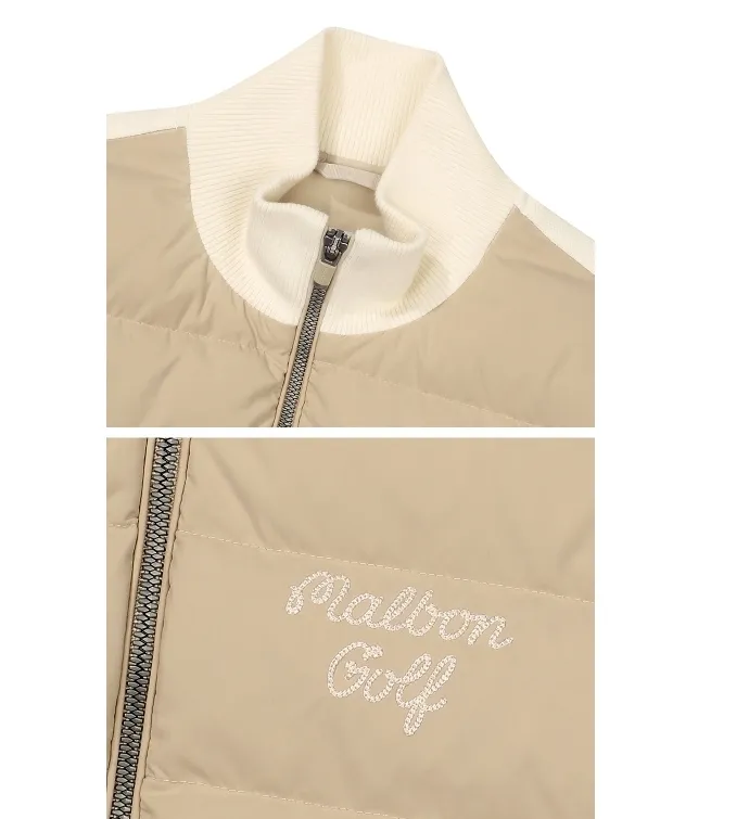 Long Sleeve Cardigans with Plain Logo by Malbon Golf