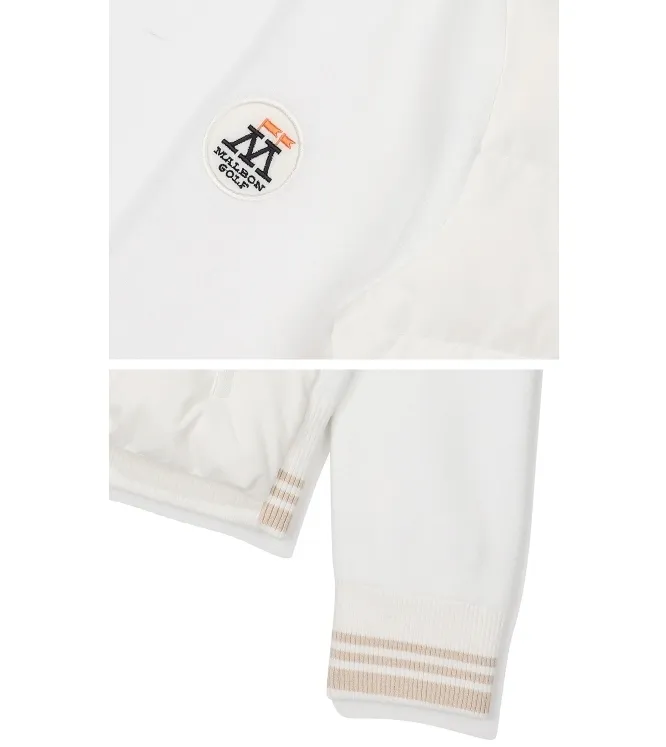 Long Sleeve Cardigans with Plain Logo by Malbon Golf