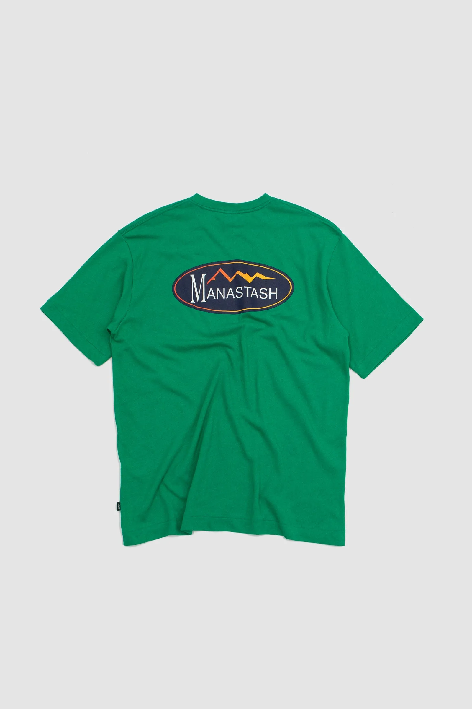 Manastash Hemp Tee Original Logo Green