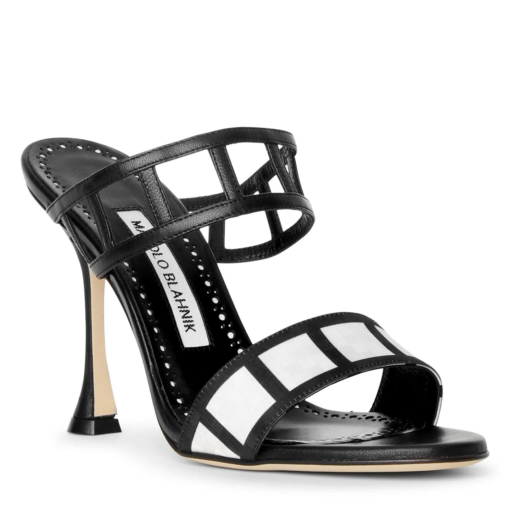 Manolo Blahnik Black Mule Sandals