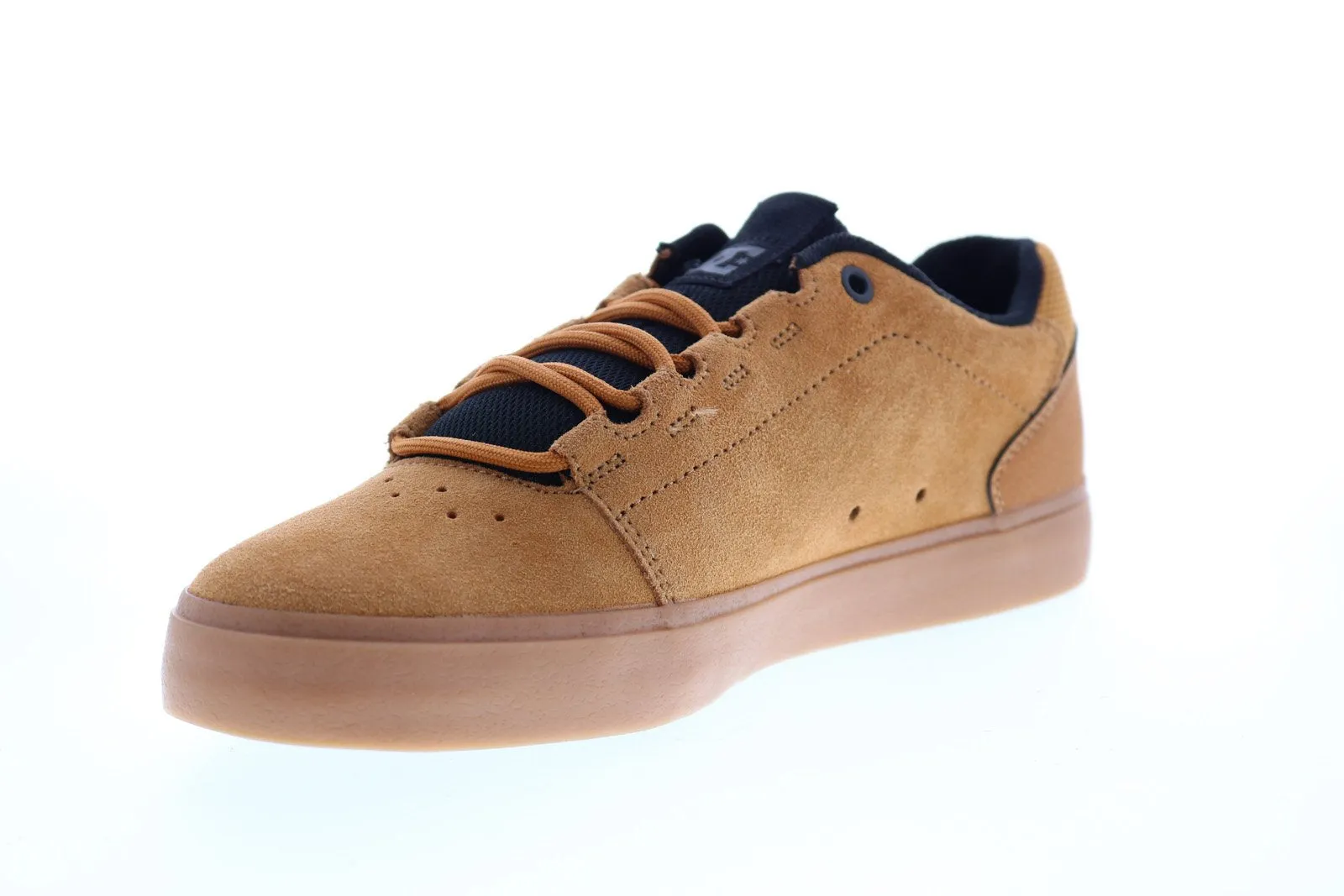 Men's Brown Suede Lace Up Skate Sneakers - DC Hyde ADYS300580