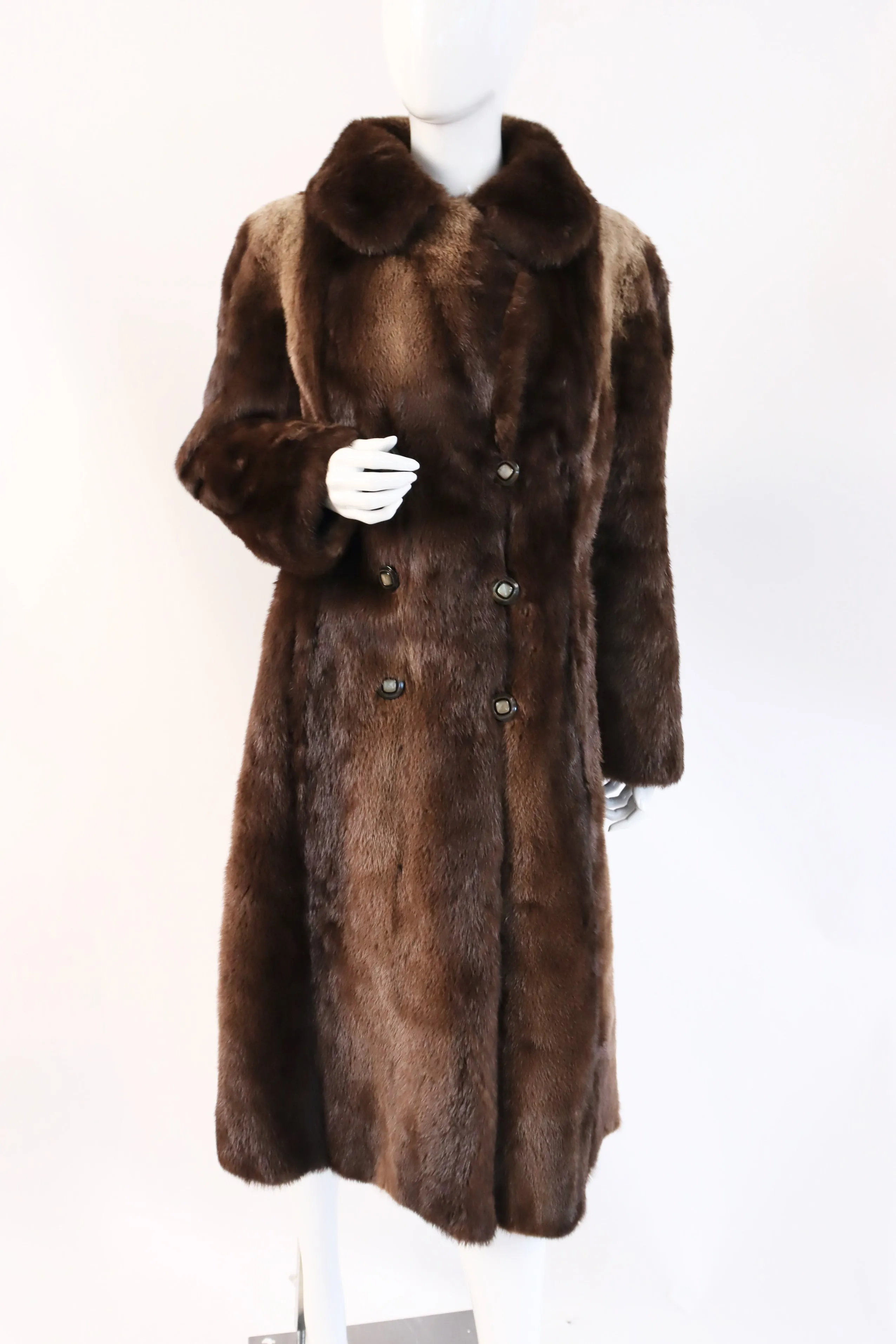 Mink Fur Coat from Holt Renfrew, 1960s Vintage