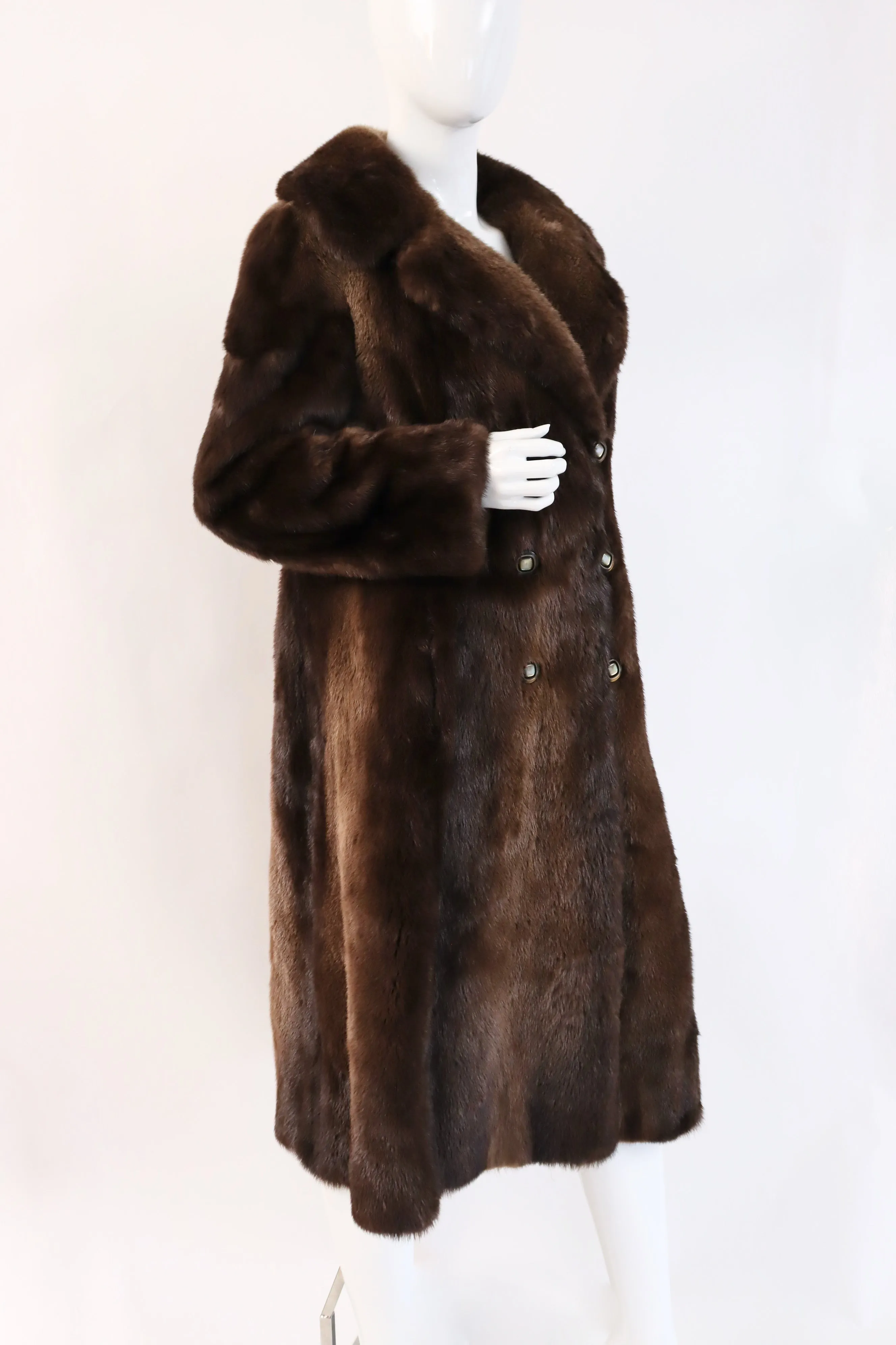 Mink Fur Coat from Holt Renfrew, 1960s Vintage