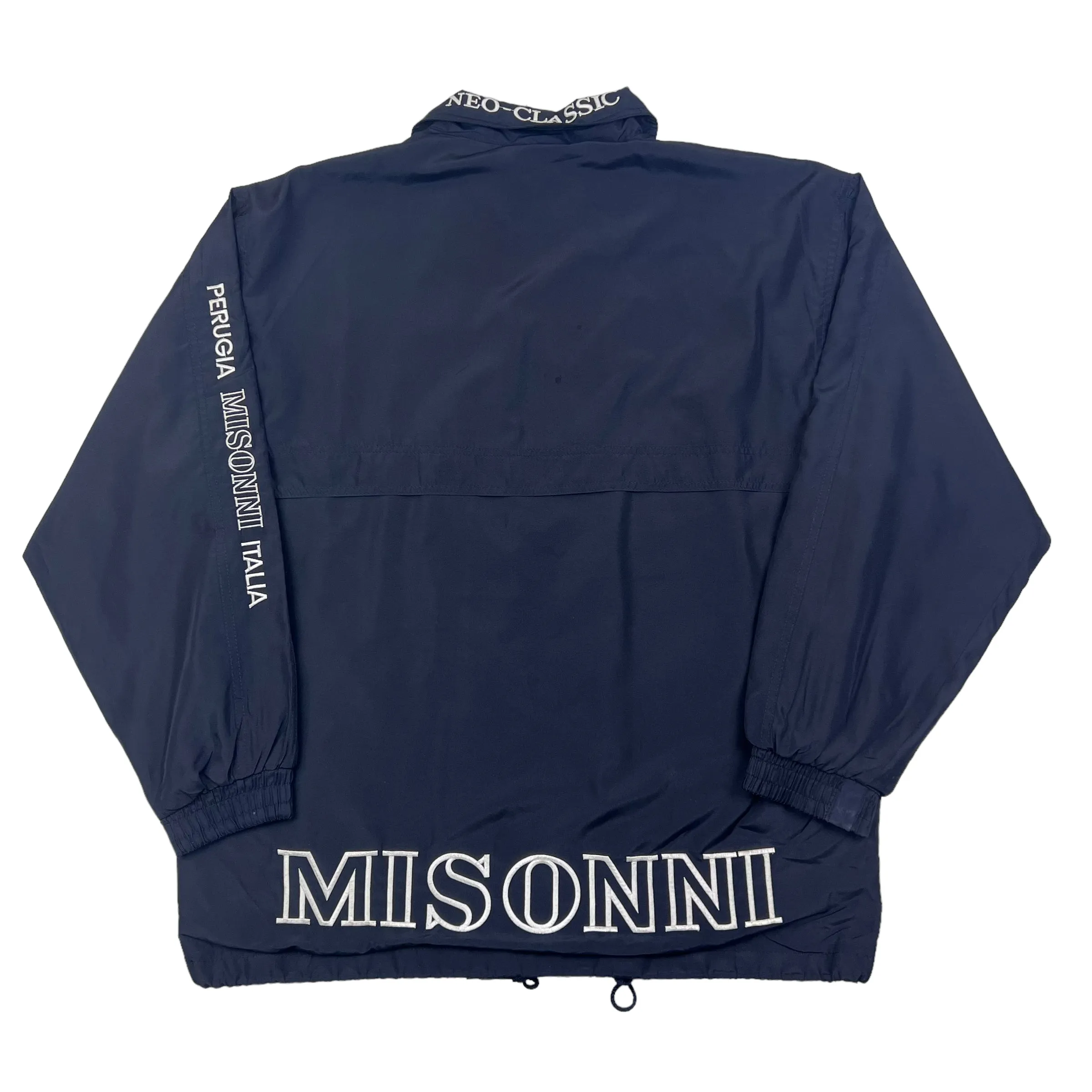 Misonni Black Zip Up Jacket
