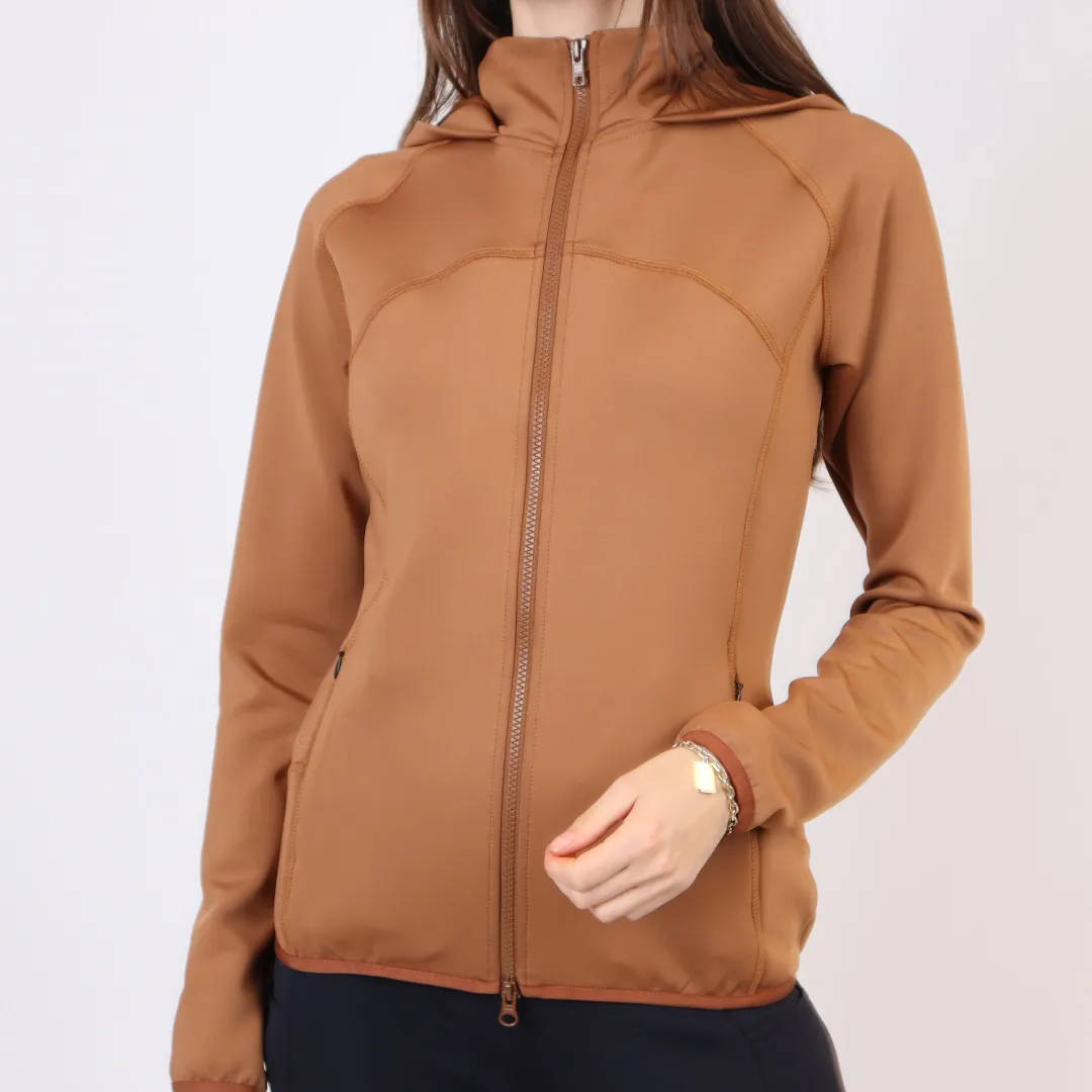 Montar Liza Full Zip Hoody Rosegold Crystals