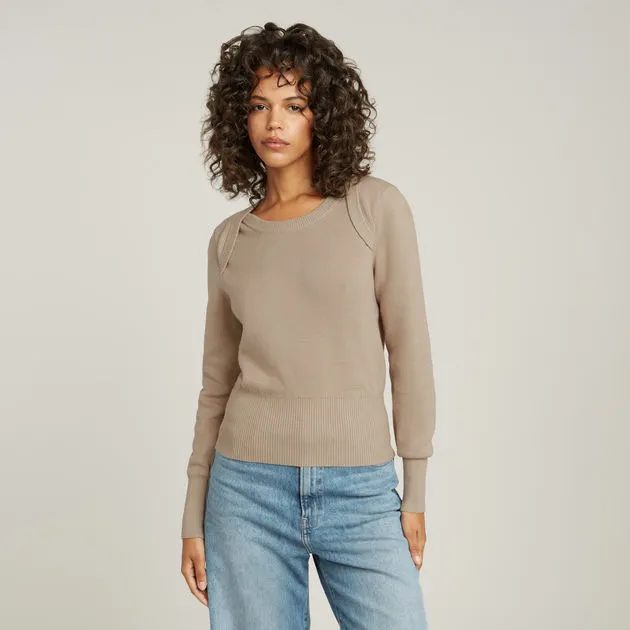 Moto Slim Knitted Sweater